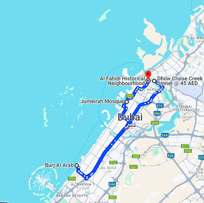 tour map